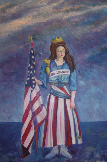 Painting of Lottie Best by Suzanne Pershing